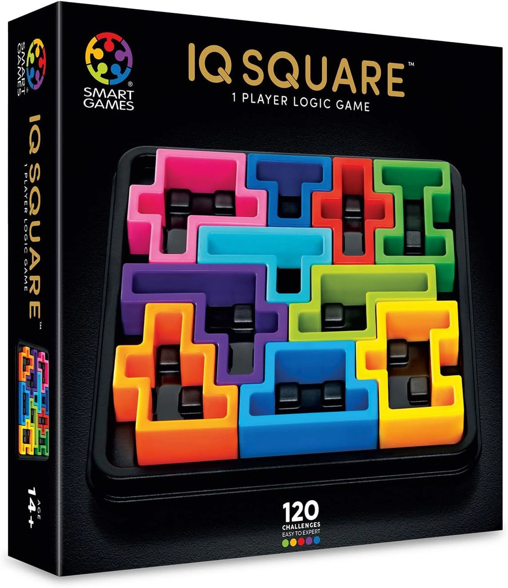IQ Deluxe: Square - Incluye un estuche de viaje de lujo y 120 desafíos para mayores de 14 años.