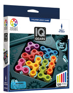 IQ Gears: Juego de lógica dinámico y portátil con 120 desafíos para mayores de 7 años.