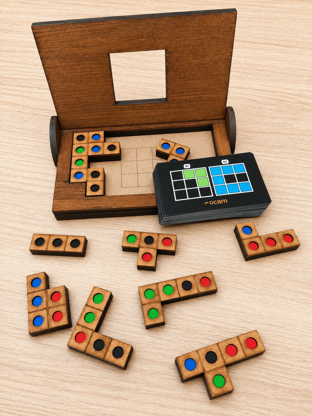 Ventana de Colores – Juego en Madera Artesanal, +14 años