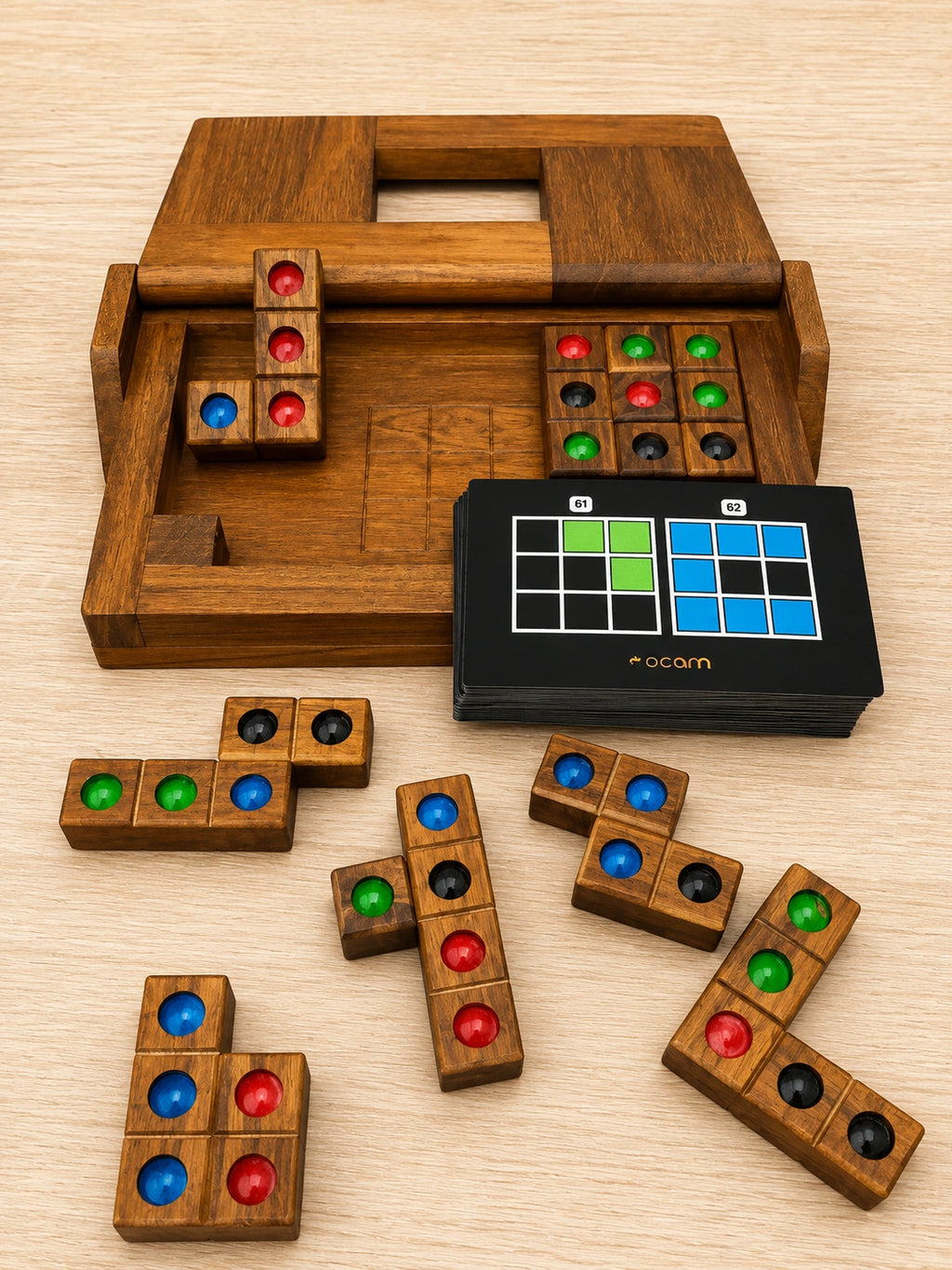 Ventana de Colores – Juego en Madera Artesanal, +14 años