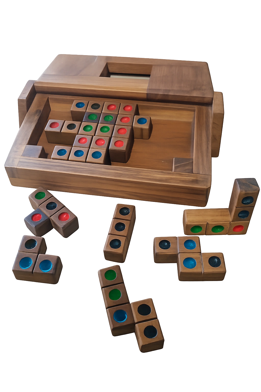Ventana de Colores – Juego en Madera Artesanal, +14 años